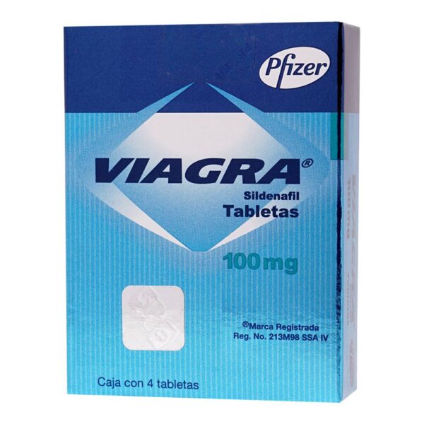 Viagra 4 Tabletas 100 Mg