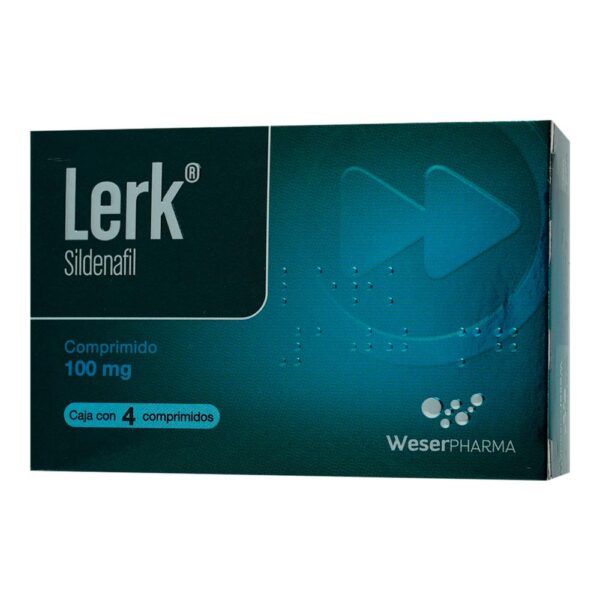 Lerk Caja Con 4 Comp. De 100 Mg.