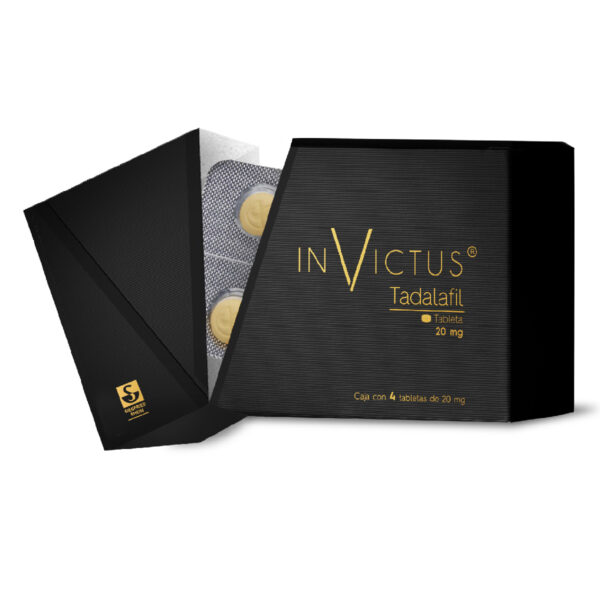 Invictus Caja Con 4 Tabs. De 20 Mg.