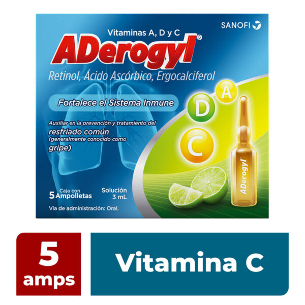 ADEROGYL 15 ORAL 5X3 ML AMP