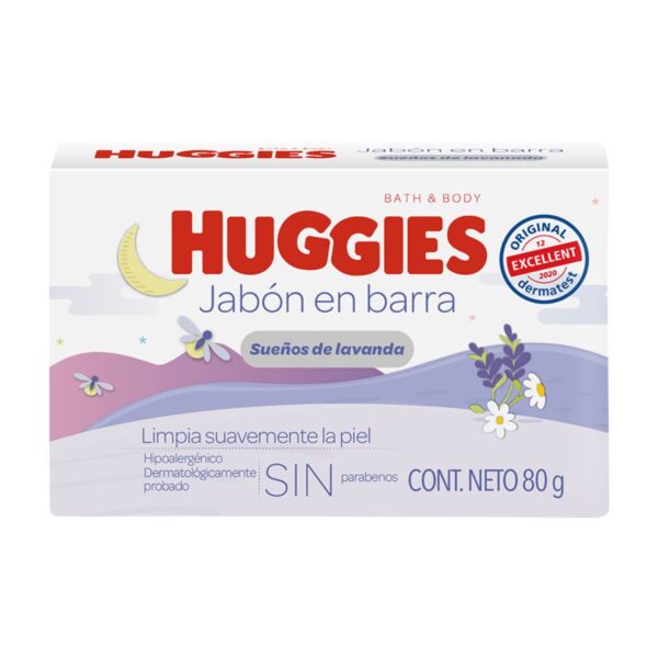 Jbn Huggies S-Lavanda En Barra 80G