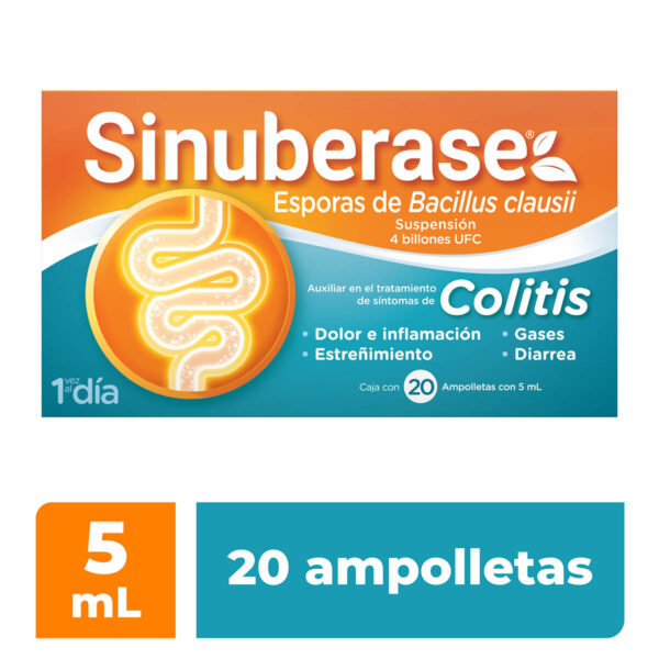 SINUBERASE ORAL 20X5 ML AMP